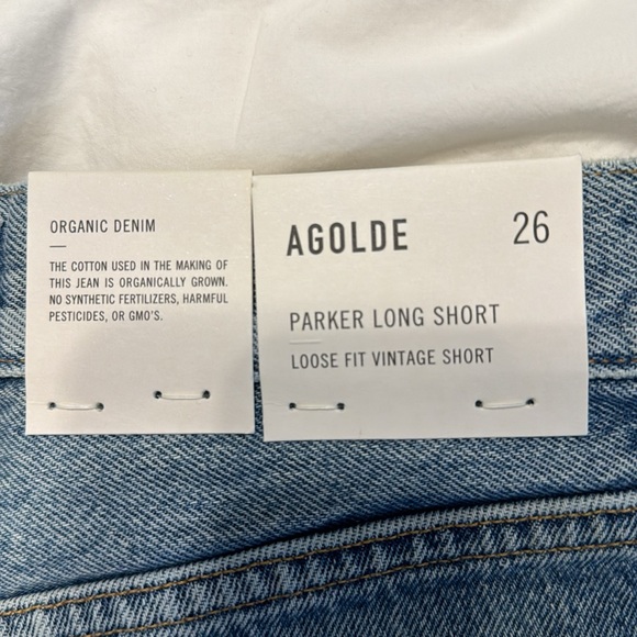 BNWT Agolde Parker long shorts sz 26 - Picture 3 of 5